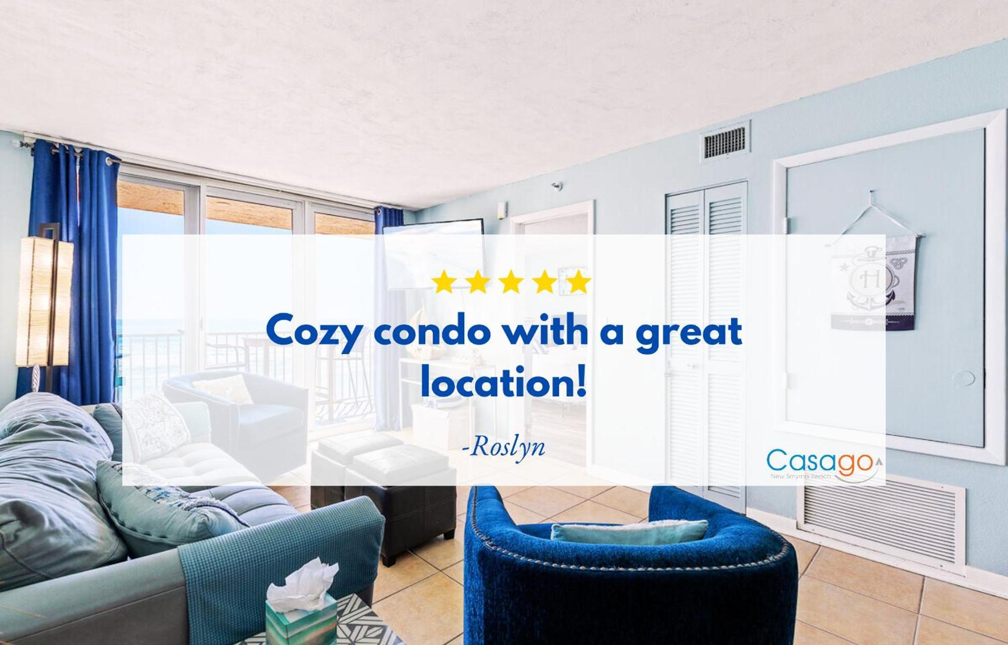 Recently Updated Oceanfront Condo! Views & A Pool ニュー・スマーナ・ビーチ エクステリア 写真